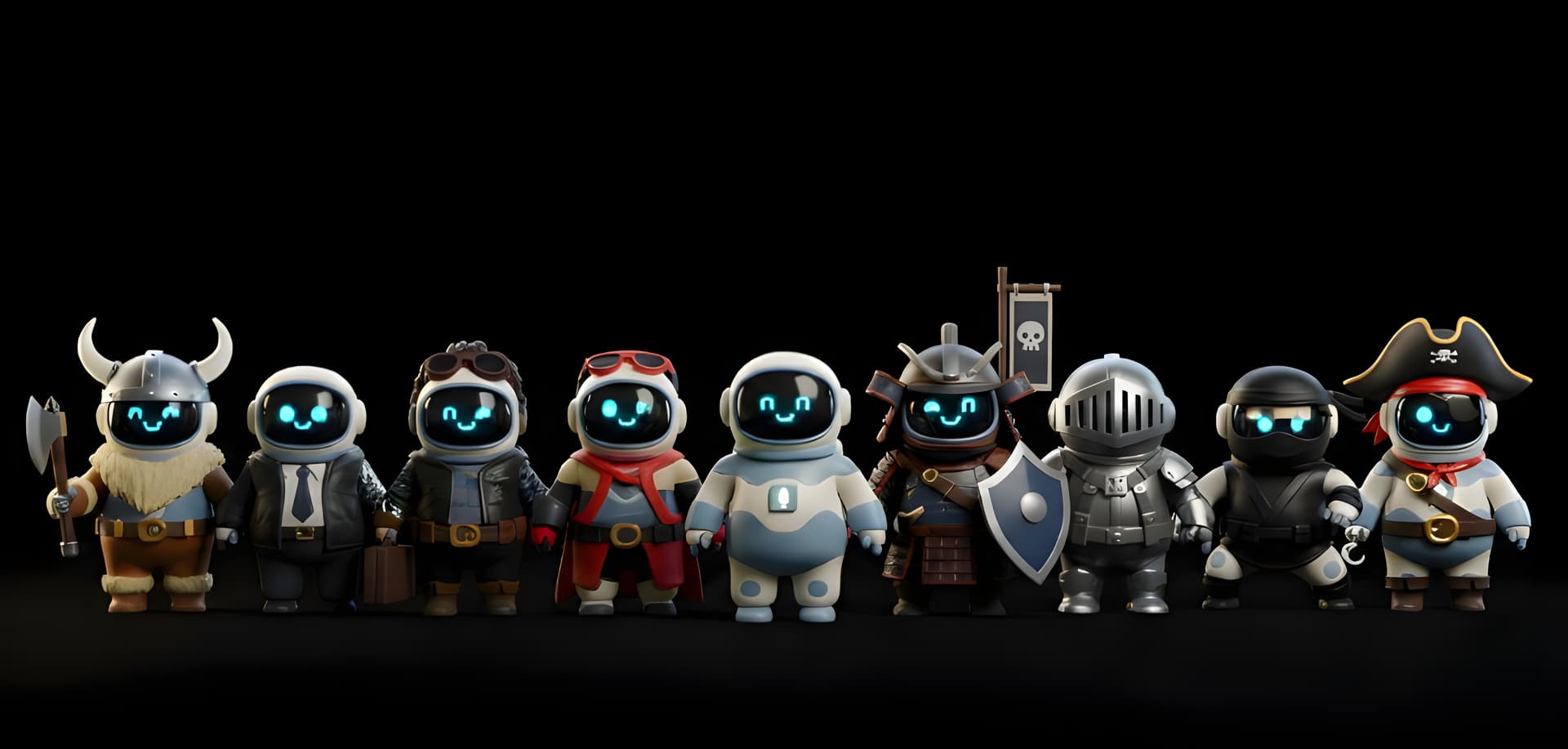 Wavy - Lineup des personnages